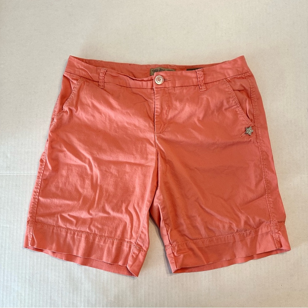 Nine West Orange Bermudas Casual Shorts